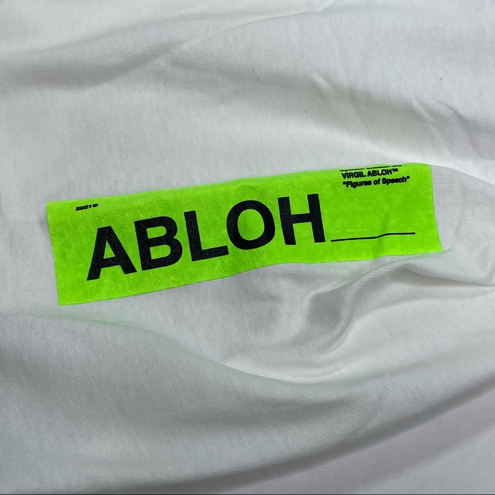 Champion x Virgil Abloh Pyrex Mens 2XL White Tee Shirt Figures of Speech T-Shirt - Picture 10 of 12